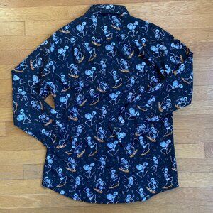 Simon Banks Skeleton Skating Button Up